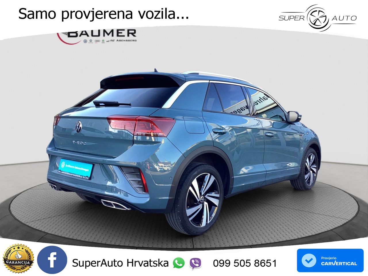 Volkswagen T-Roc I 2.0 TDI (150 KS) DSG LED+GR SJED+ACC