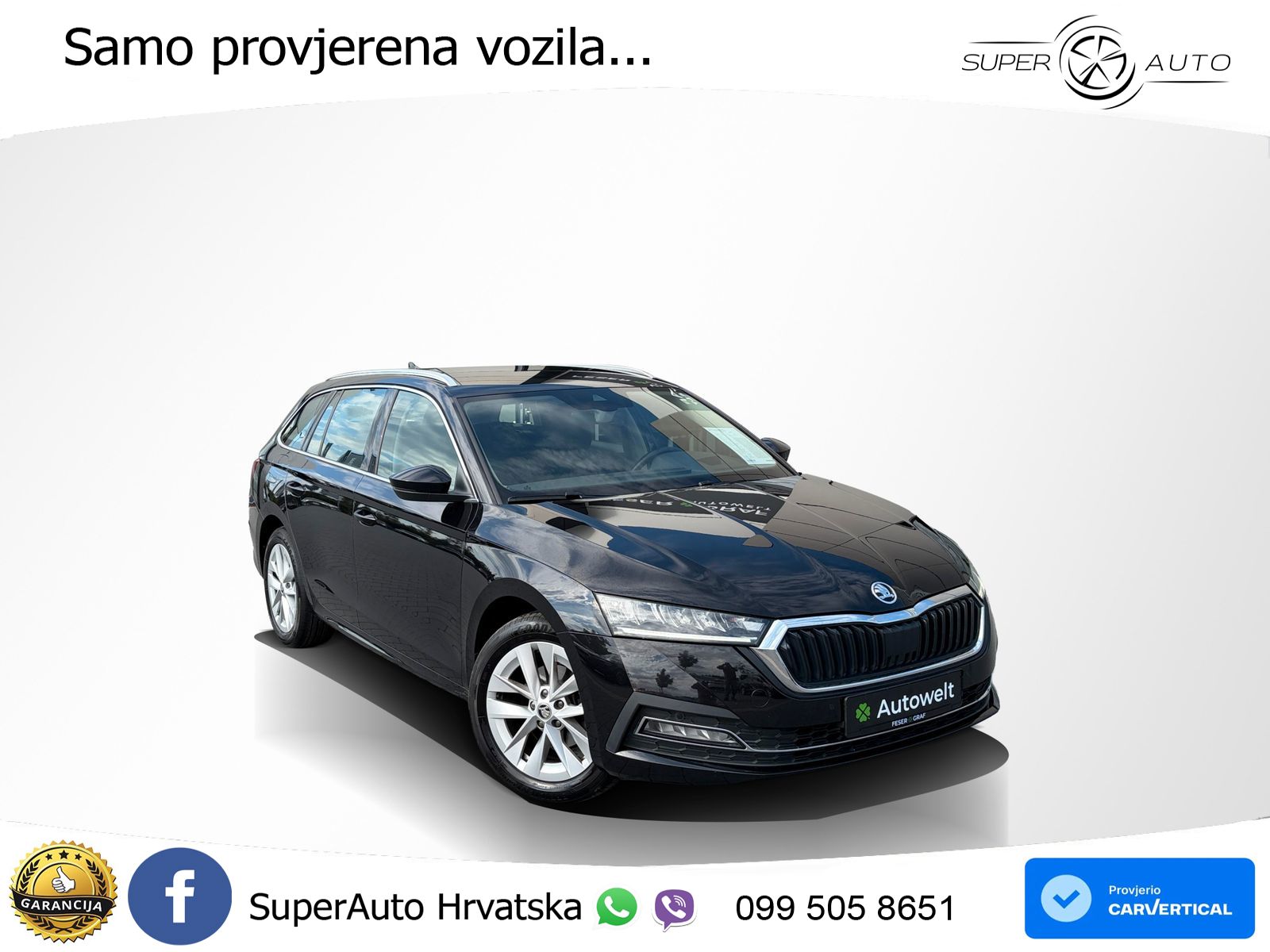 Škoda Octavia Combi 2.0 TDI (150 KS) DSG LED+GR SJED+ACC