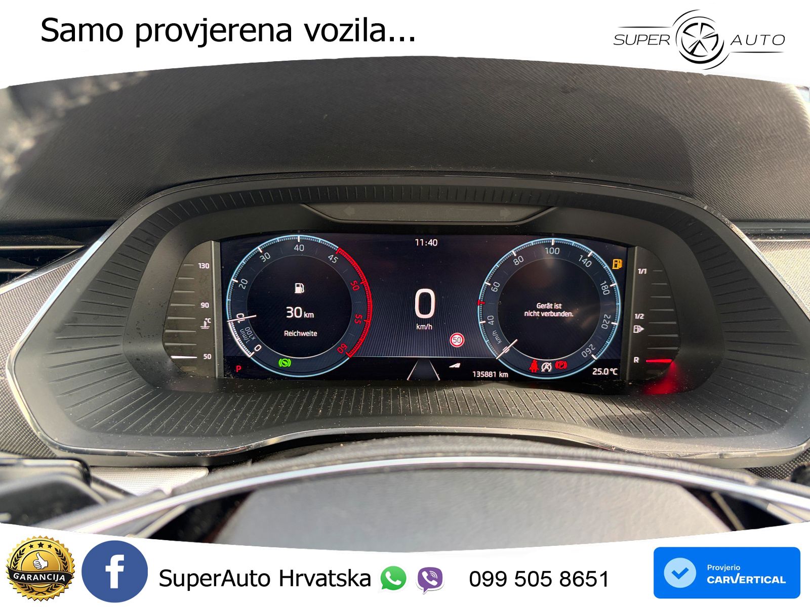 Škoda Octavia Combi 2.0 TDI (150 KS) DSG LED+GR SJED+ACC