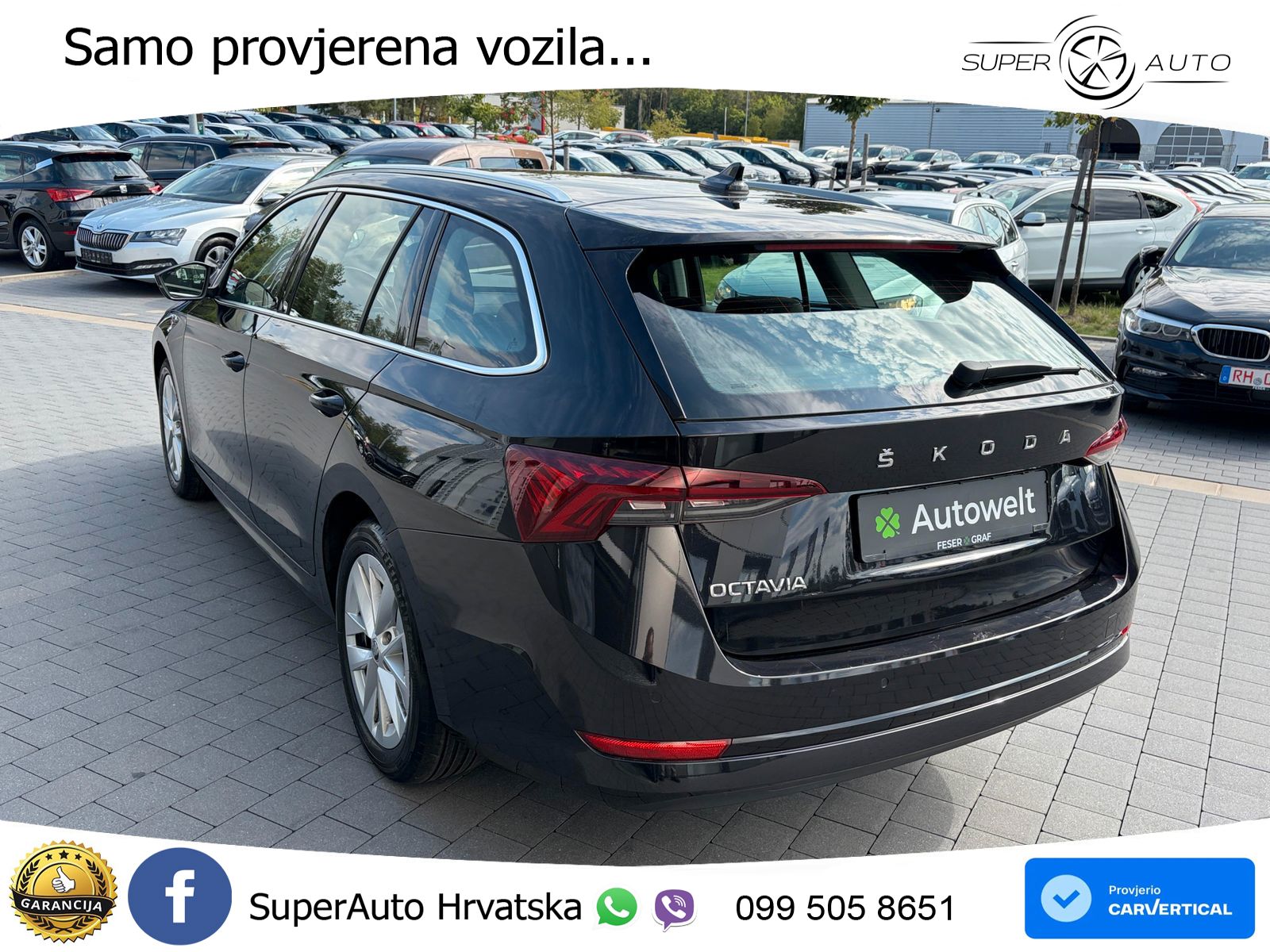 Škoda Octavia Combi 2.0 TDI (150 KS) DSG LED+GR SJED+ACC