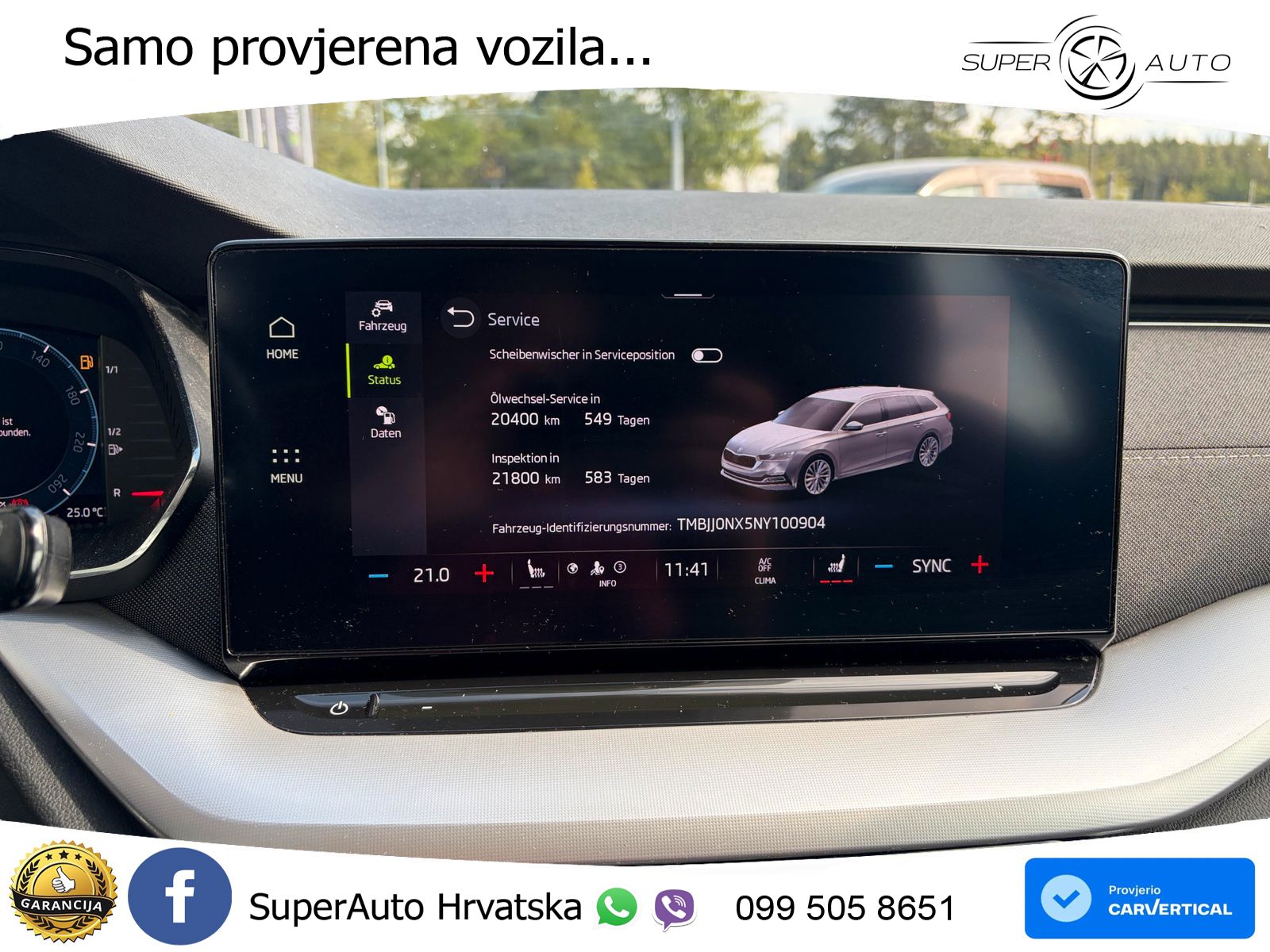 Škoda Octavia Combi 2.0 TDI (150 KS) DSG LED+GR SJED+ACC