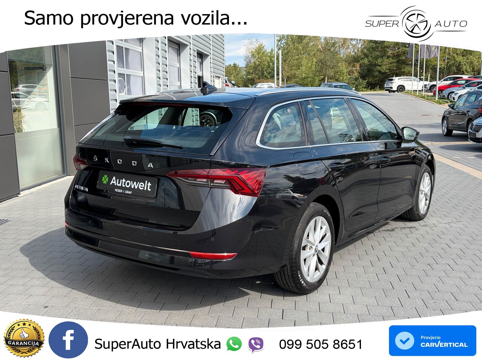 Škoda Octavia Combi 2.0 TDI (150 KS) DSG LED+GR SJED+ACC