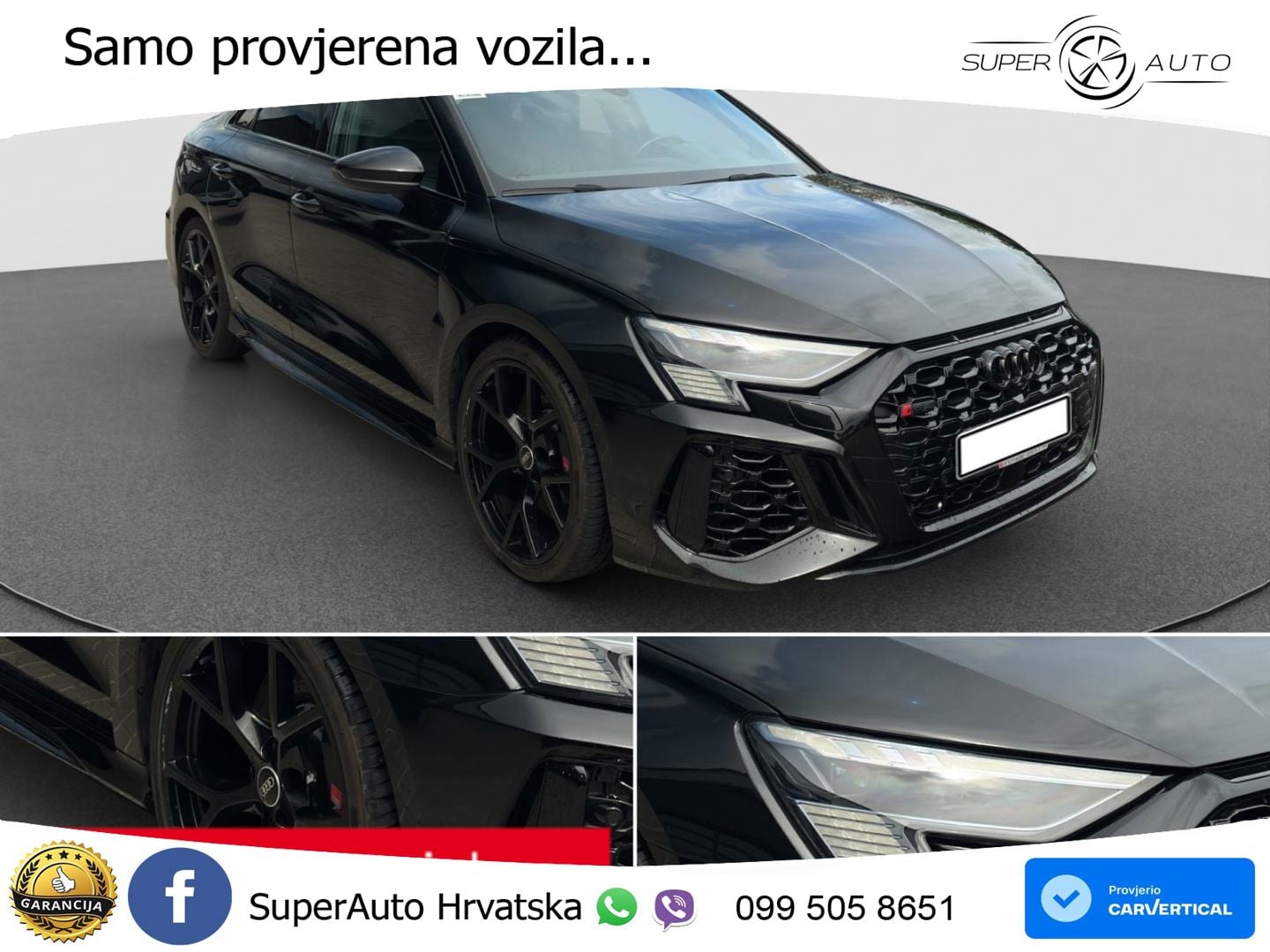 Audi RS3 Sedan 2.5 TFSI (400 KS) quattro S tronic MATRIX+GR SJED+KAM