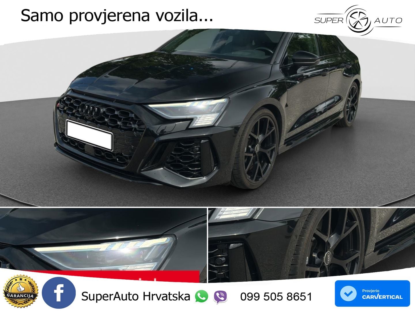 Audi RS3 Sedan 2.5 TFSI (400 KS) quattro S tronic MATRIX+GR SJED+KAM