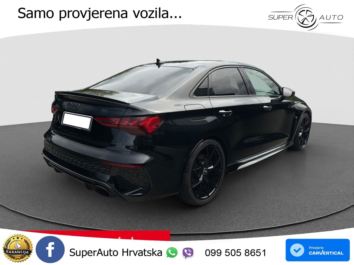 Audi RS3 Sedan 2.5 TFSI (400 KS) quattro S tronic MATRIX+GR SJED+KAM
