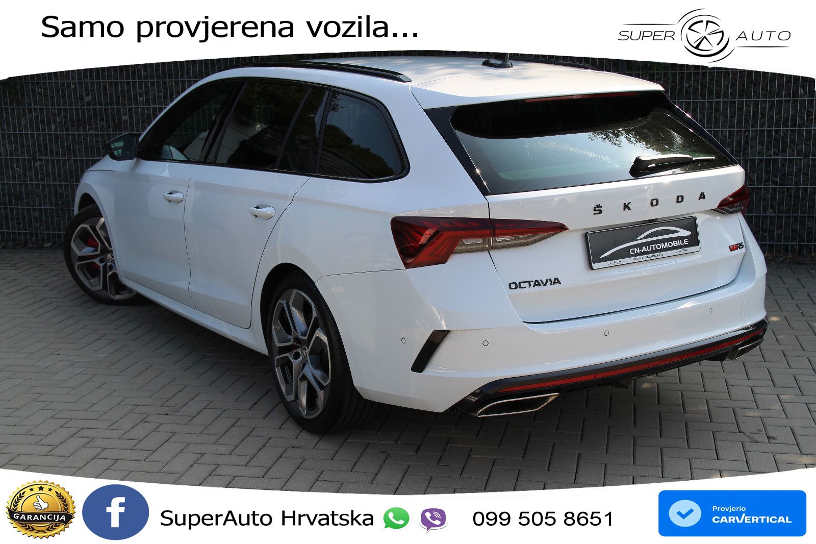 Škoda Octavia Combi RS 2.0 TSI (245 KS) DSG LED+GR SJED+ACC