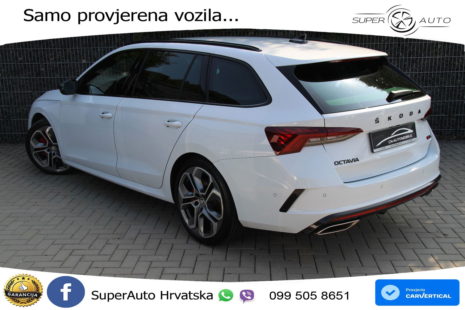 Škoda Octavia Combi RS 2.0 TSI (245 KS) DSG LED+GR SJED+ACC