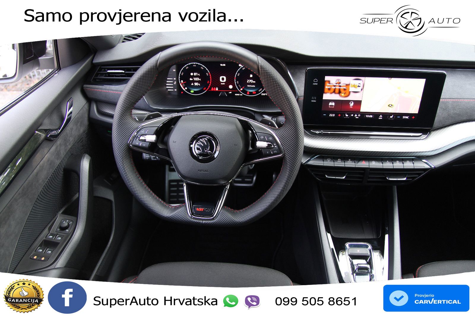 Škoda Octavia Combi RS 2.0 TSI (245 KS) DSG LED+GR SJED+ACC
