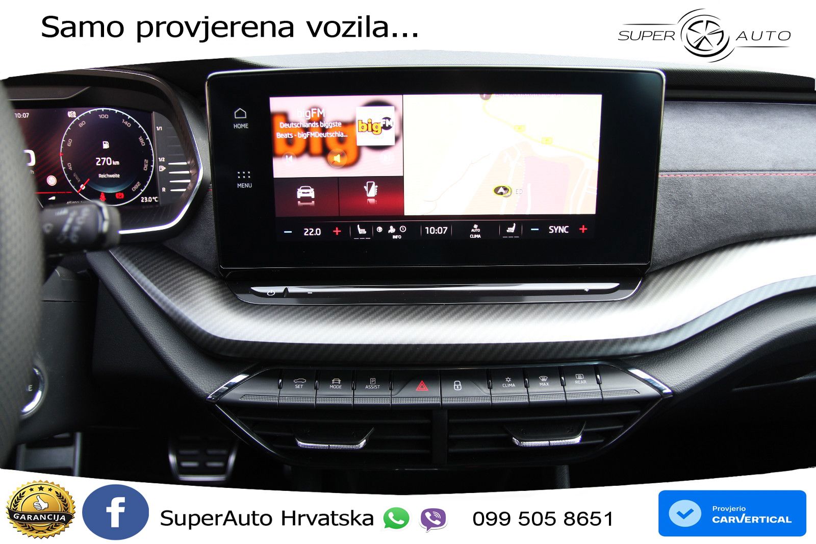 Škoda Octavia Combi RS 2.0 TSI (245 KS) DSG LED+GR SJED+ACC