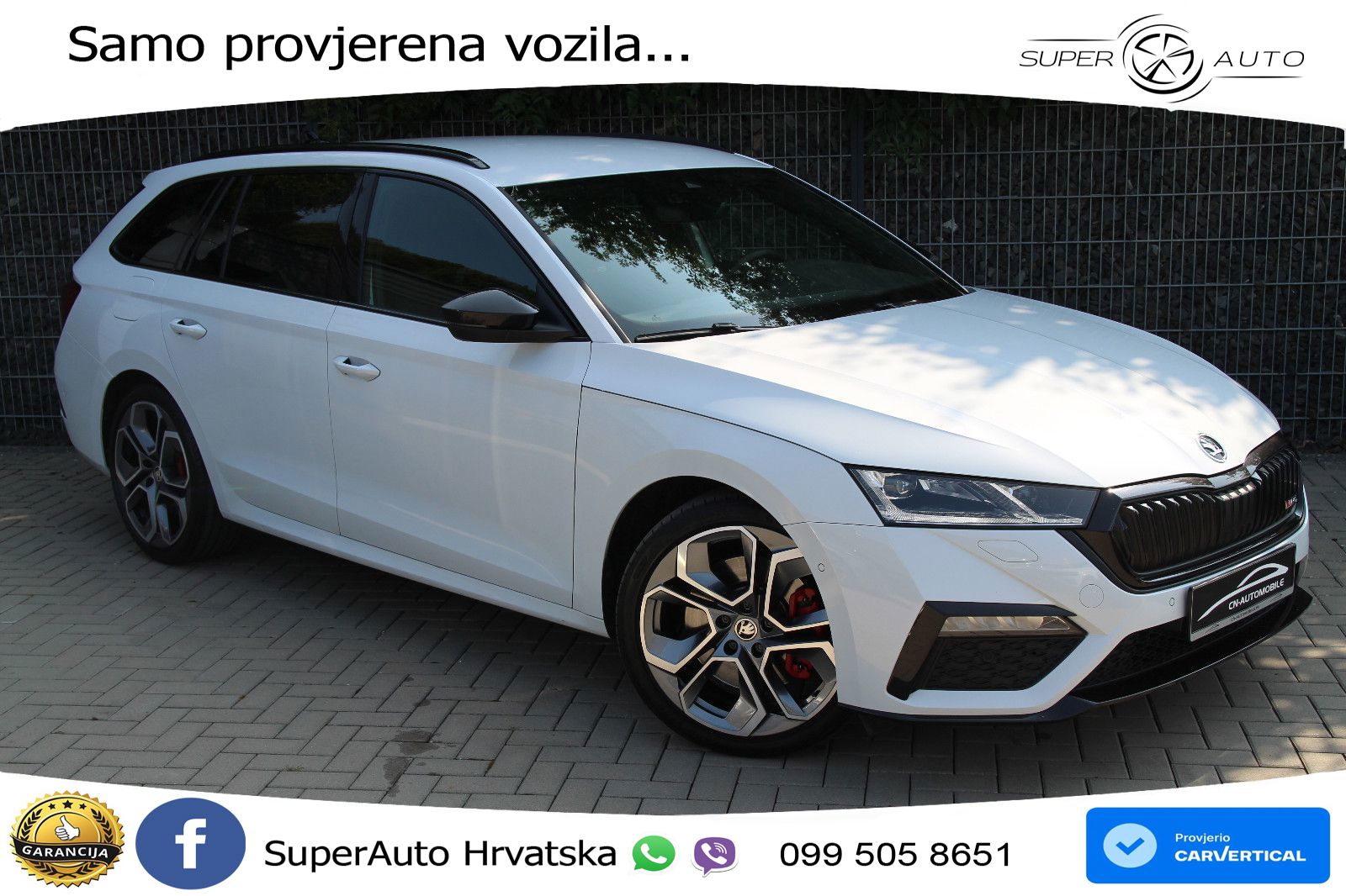 Škoda Octavia Combi RS 2.0 TSI (245 KS) DSG LED+GR SJED+ACC