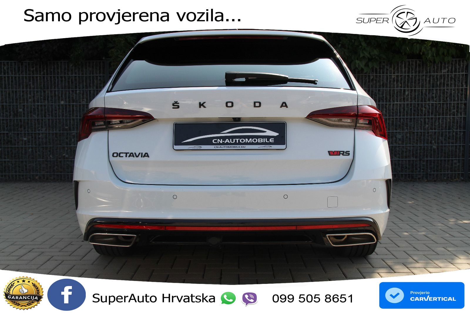 Škoda Octavia Combi RS 2.0 TSI (245 KS) DSG LED+GR SJED+ACC