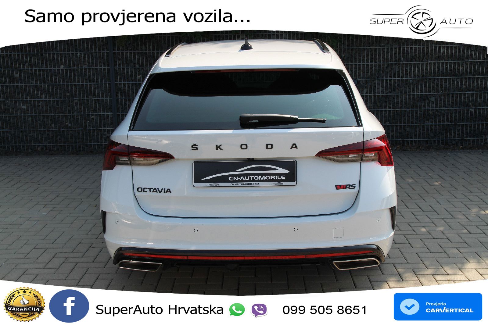 Škoda Octavia Combi RS 2.0 TSI (245 KS) DSG LED+GR SJED+ACC
