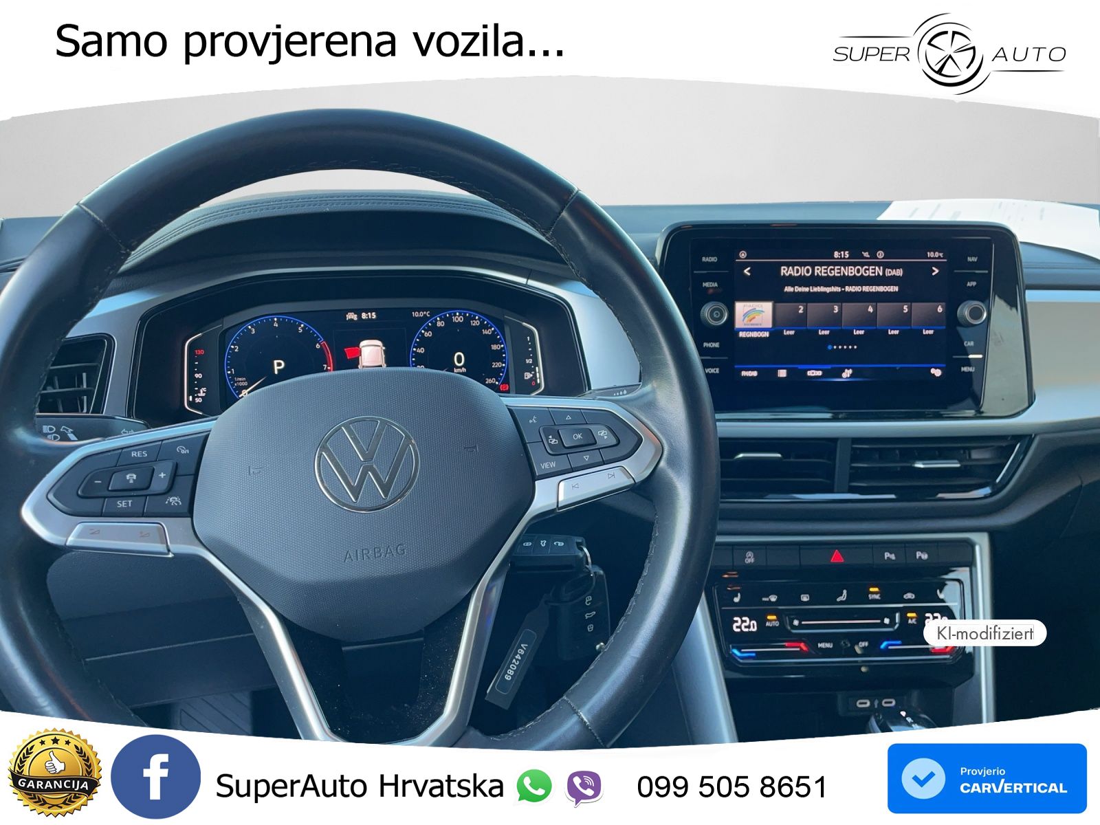 Volkswagen T-Roc 1.5 TSI (150 KS) DSG LED+GR SJED+ACC
