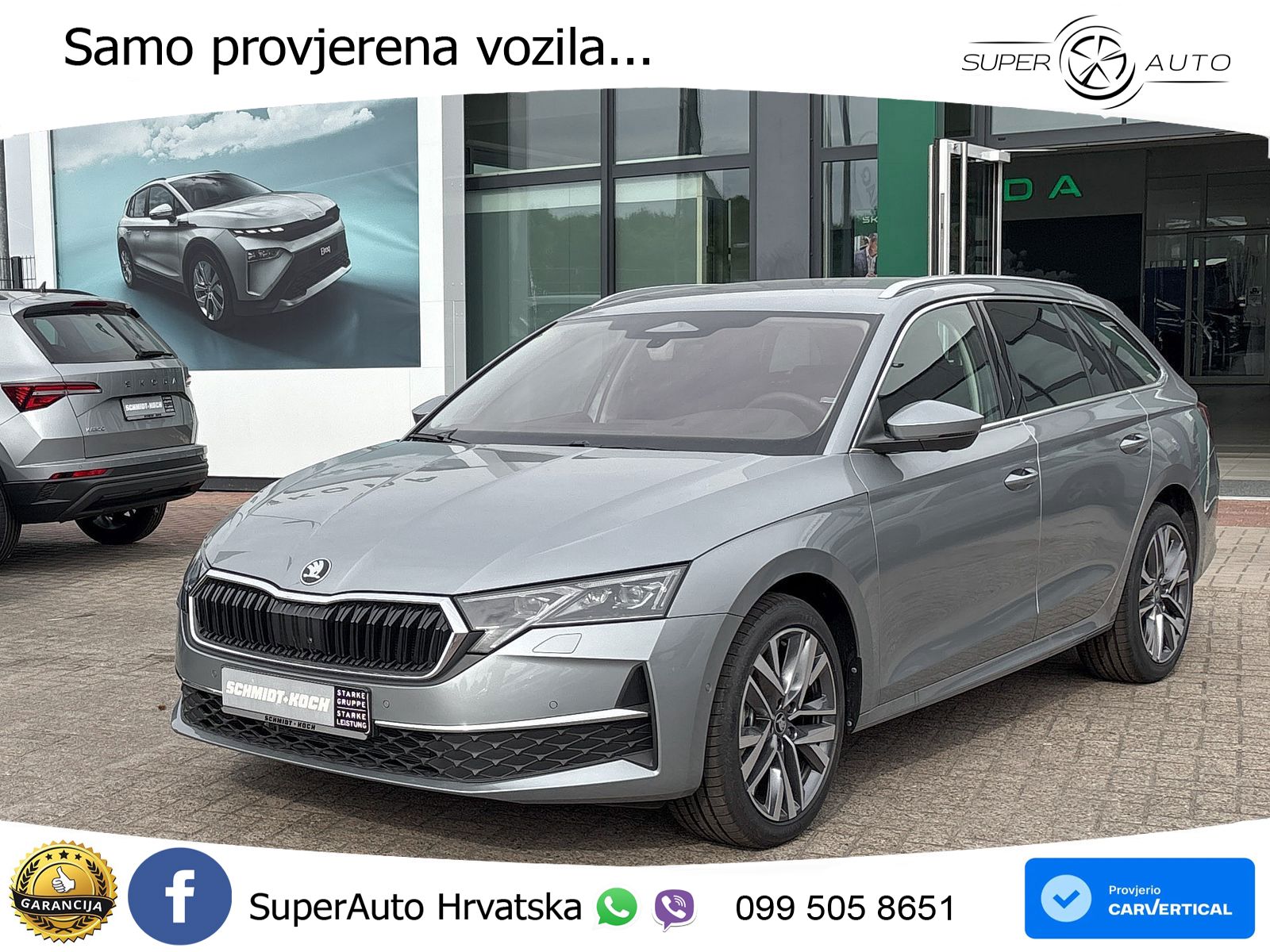 Škoda Octavia Combi 2.0 TDI (150 KS) DSG MATRIX+GR SJED+KAM