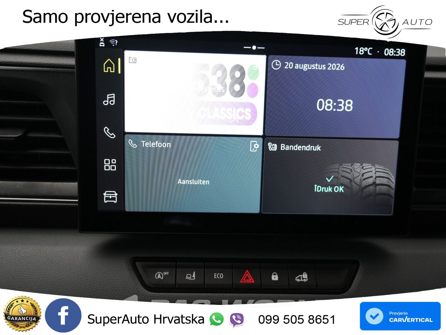 Renault Master 130PK Neu! Kühlkasten L2H2 Carrier Citima 131 KS