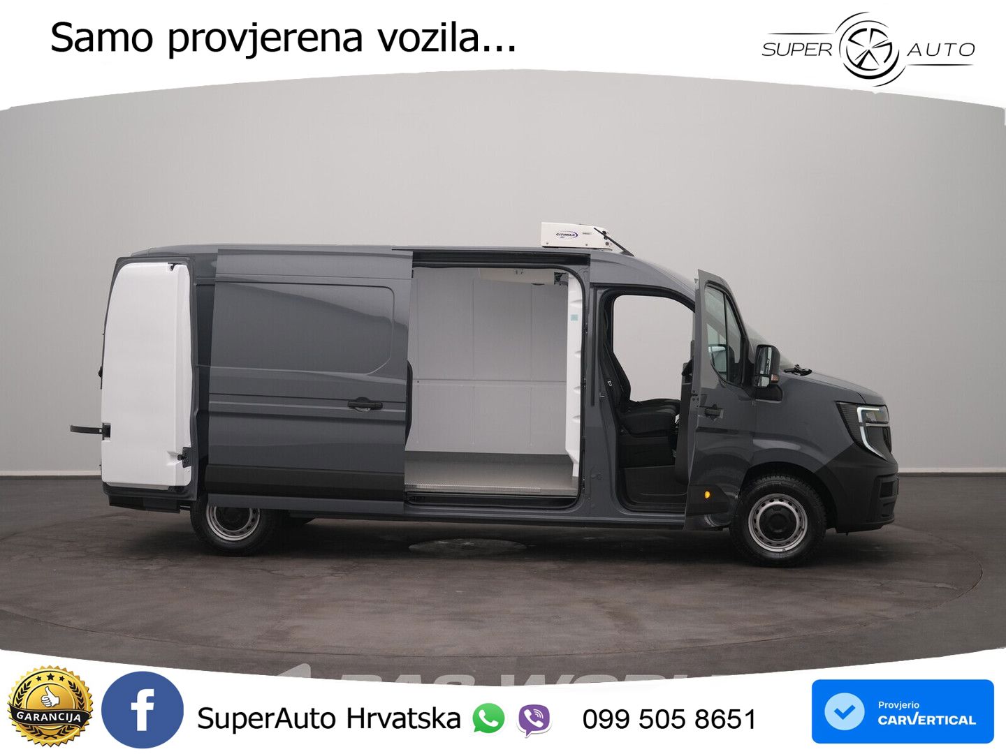 Renault Master 130PK Neu! Kühlkasten L2H2 Carrier Citima 131 KS