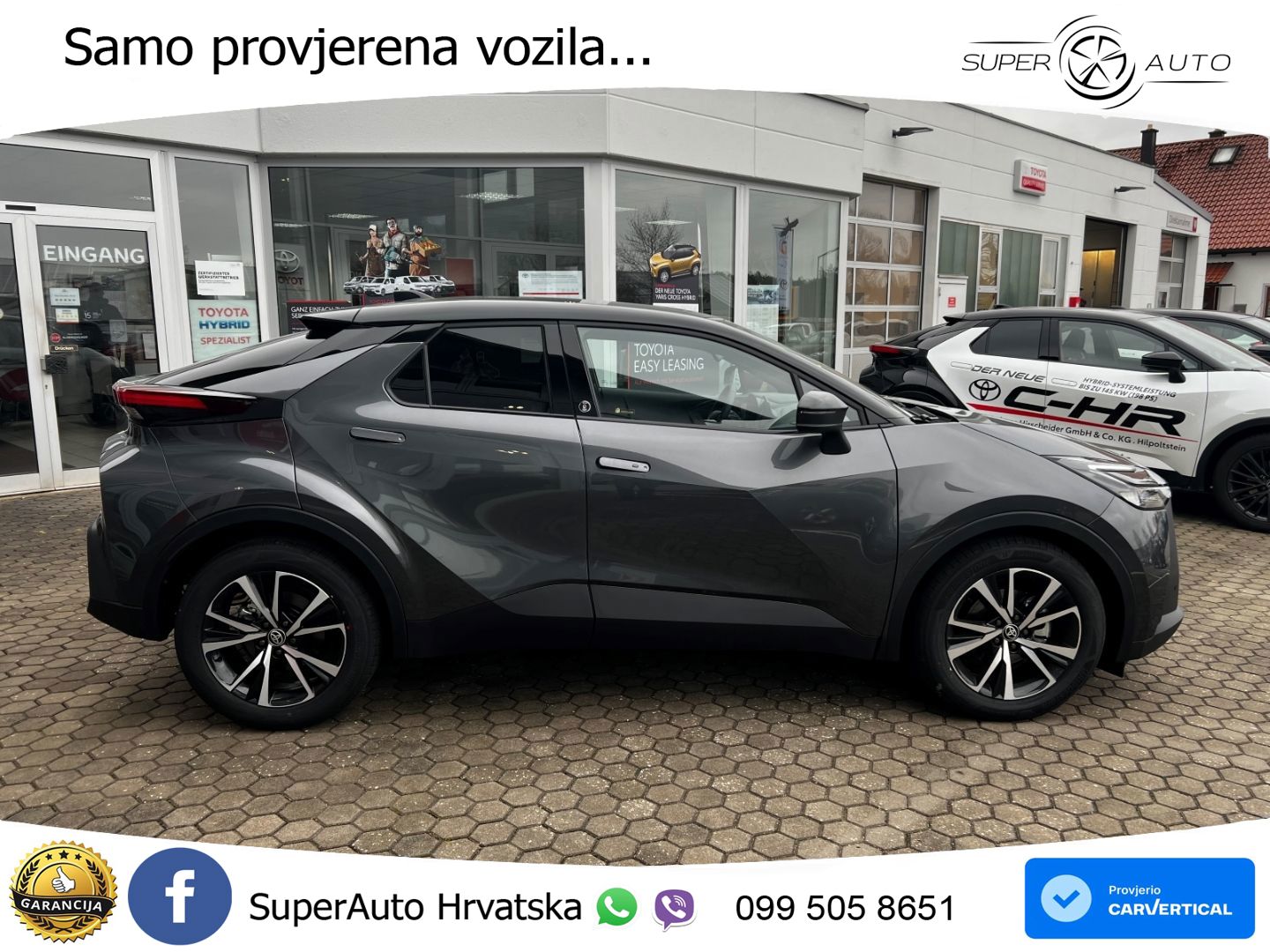 Toyota C-HR 1.8 (140 KS) Hybrid e-CVT Teamplayer LED+GR SJED+ACC