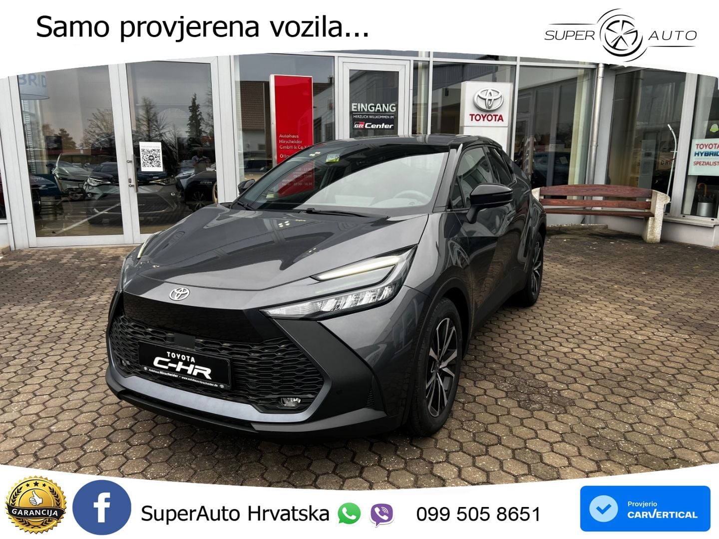 Toyota C-HR 1.8 (140 KS) Hybrid e-CVT Teamplayer LED+GR SJED+ACC