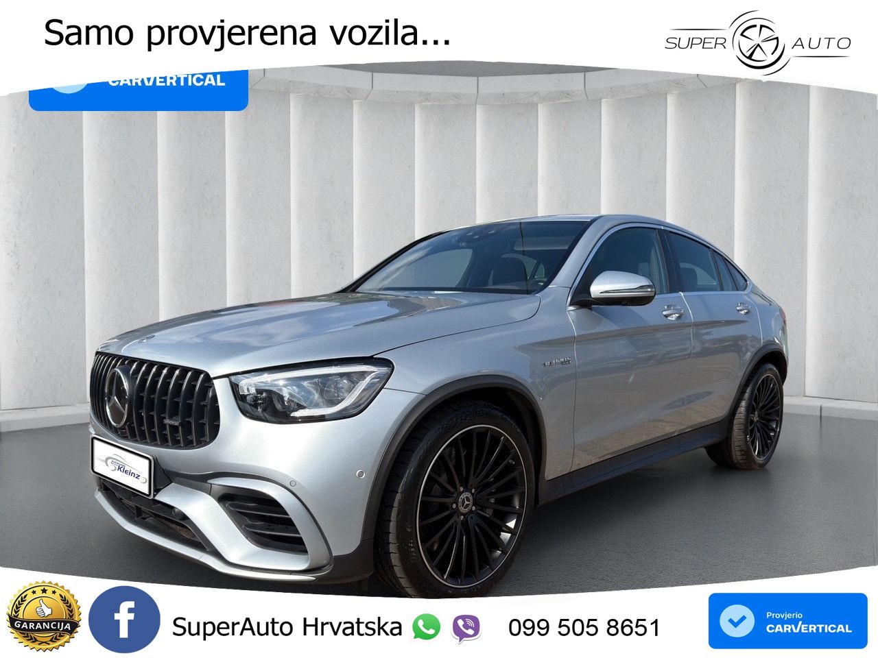 Mercedes AMG GLC 63 V8 (476 KS) 4MATIC+ MCT ACC+HEAD+GR SJED+360+PANO