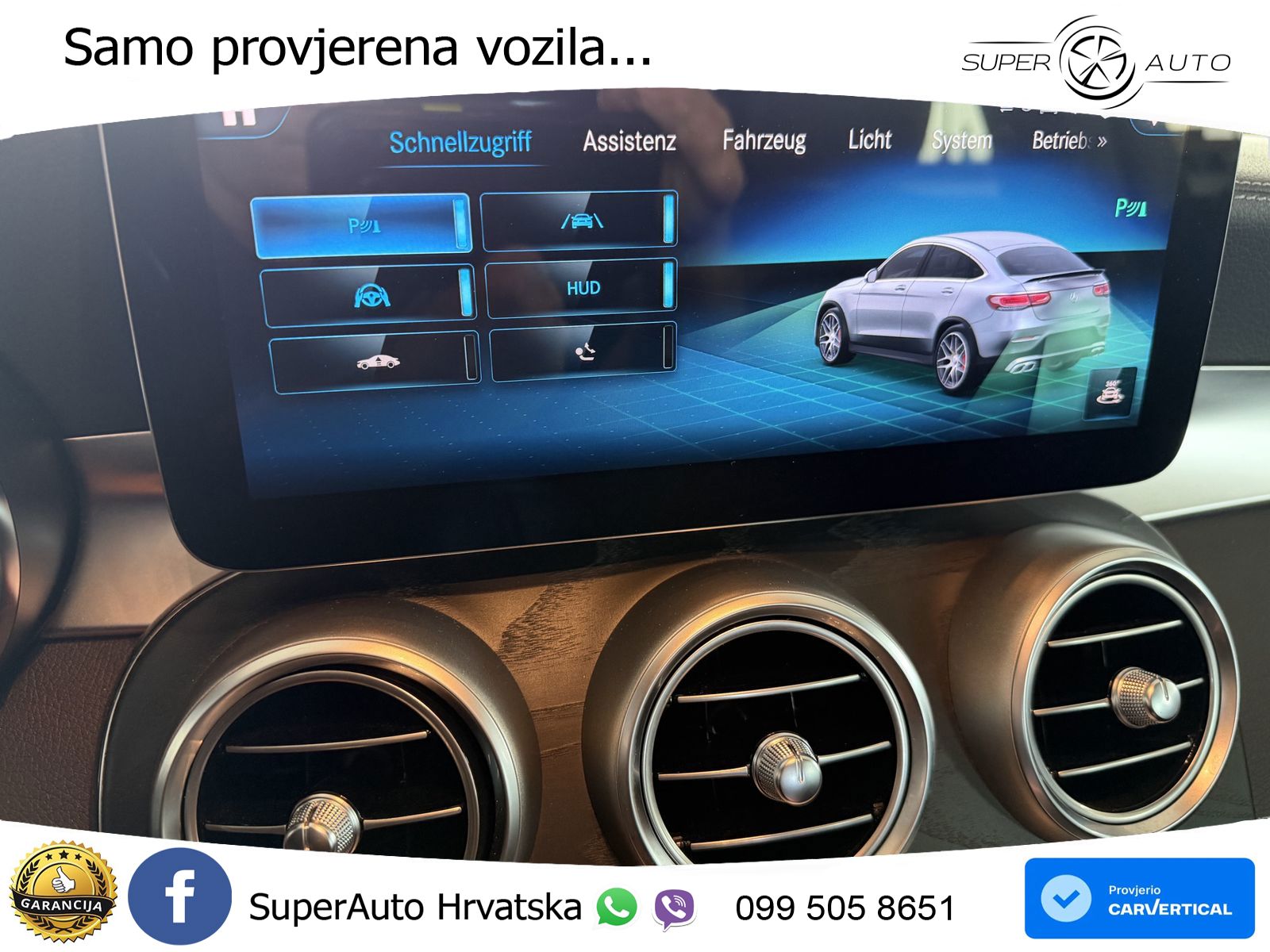 Mercedes AMG GLC 63 V8 (476 KS) 4MATIC+ MCT ACC+HEAD+GR SJED+360+PANO