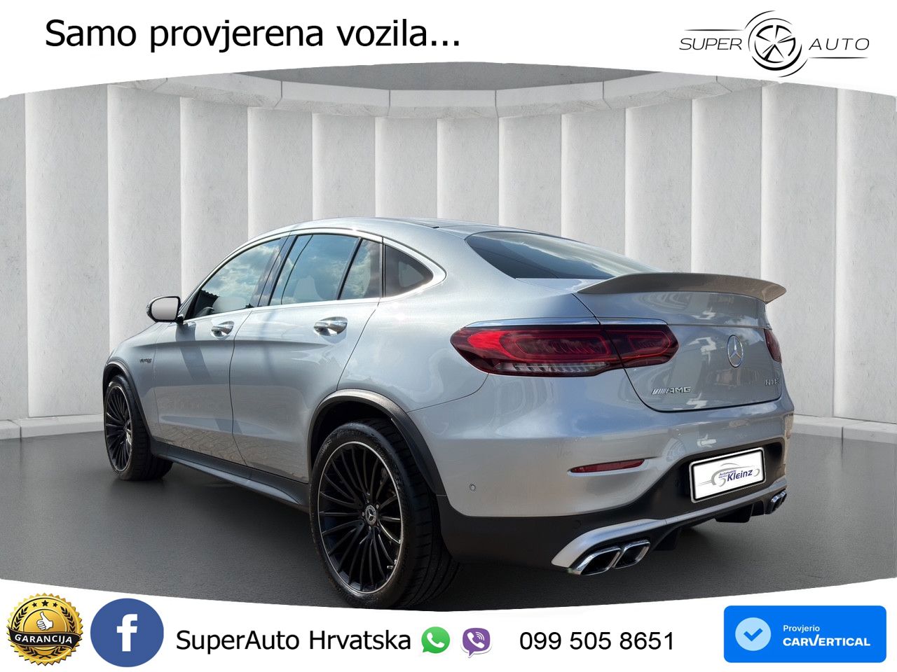 Mercedes AMG GLC 63 V8 (476 KS) 4MATIC+ MCT ACC+HEAD+GR SJED+360+PANO