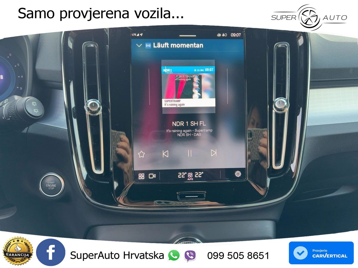 Volvo XC40 2.0 B3 163 KS Automatic LED+GR SJED+ACC