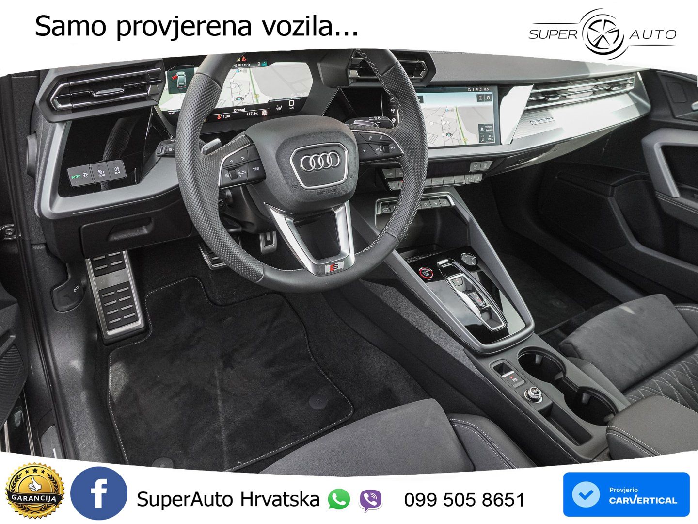 Audi S3 2.0 TFSI (333 KS) quattro S tronic MATRIX+GR SJED+KAM