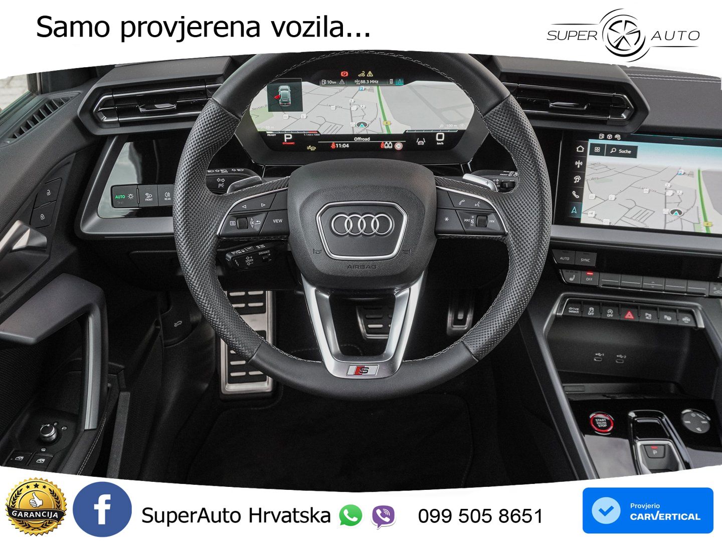 Audi S3 2.0 TFSI (333 KS) quattro S tronic MATRIX+GR SJED+KAM