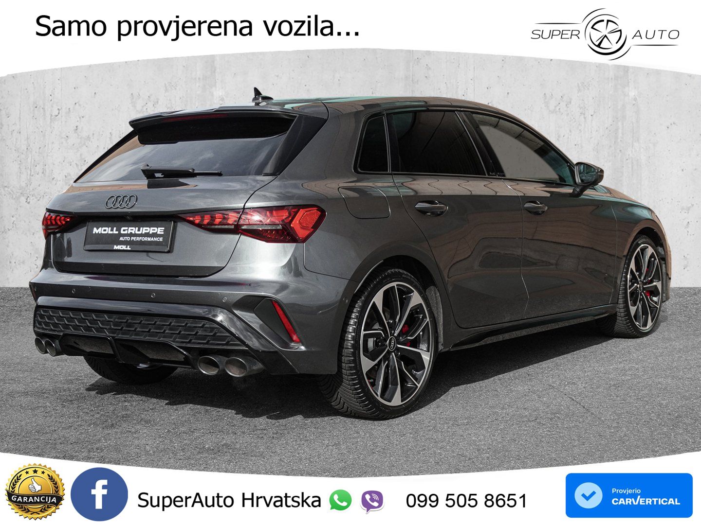 Audi S3 2.0 TFSI (333 KS) quattro S tronic MATRIX+GR SJED+KAM