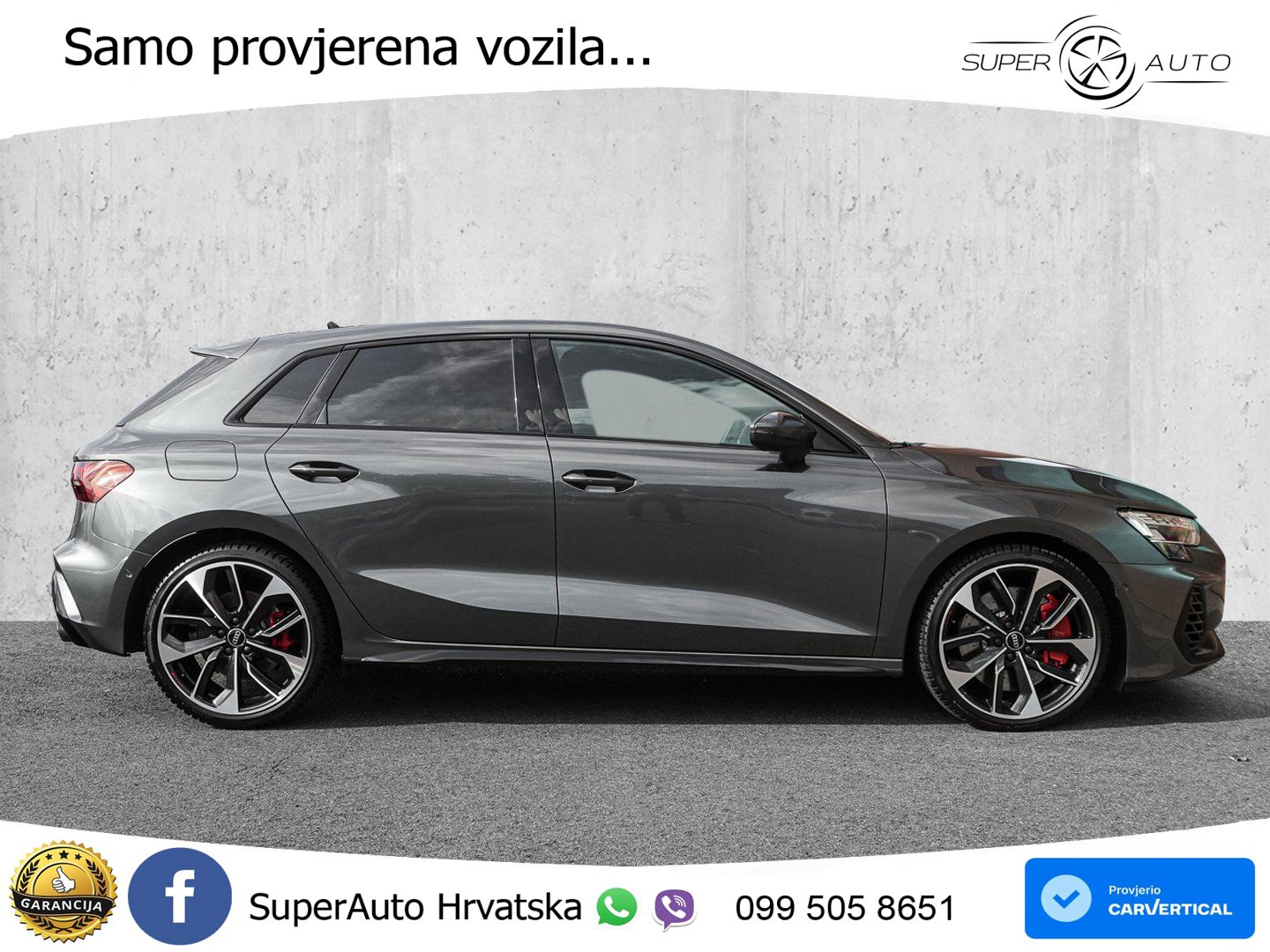 Audi S3 2.0 TFSI (333 KS) quattro S tronic MATRIX+GR SJED+KAM