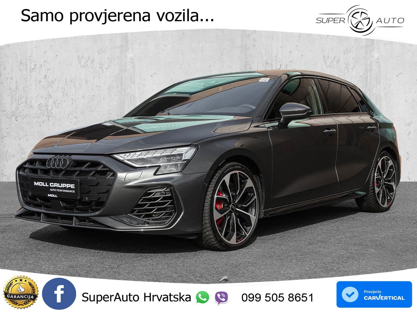 Audi S3 2.0 TFSI (333 KS) quattro S tronic MATRIX+GR SJED+KAM