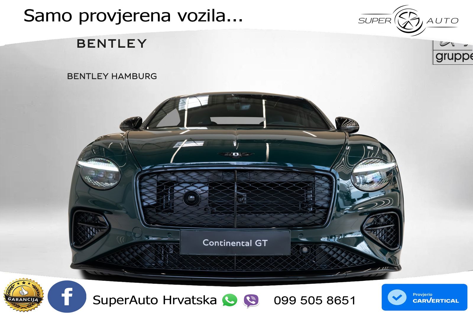 Bentley Continental GT IV 4.0 V8 TFSi (680 KS) AWD DCT LED+GR SJED+ACC