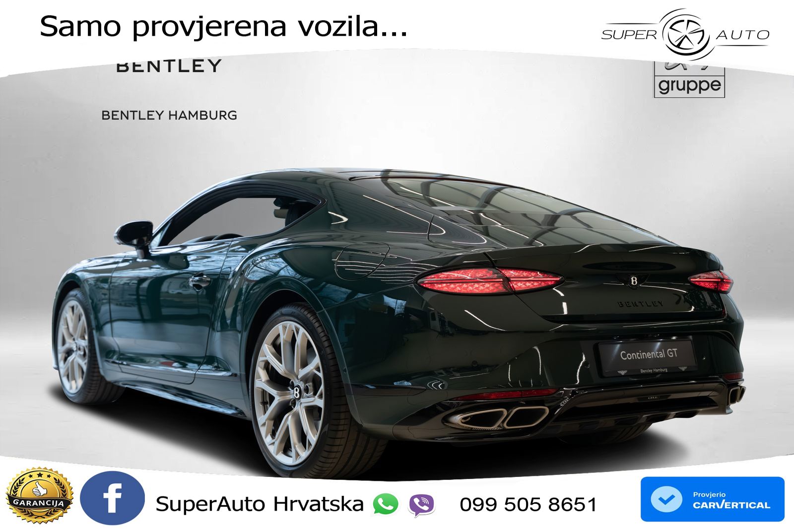 Bentley Continental GT IV 4.0 V8 TFSi (680 KS) AWD DCT LED+GR SJED+ACC