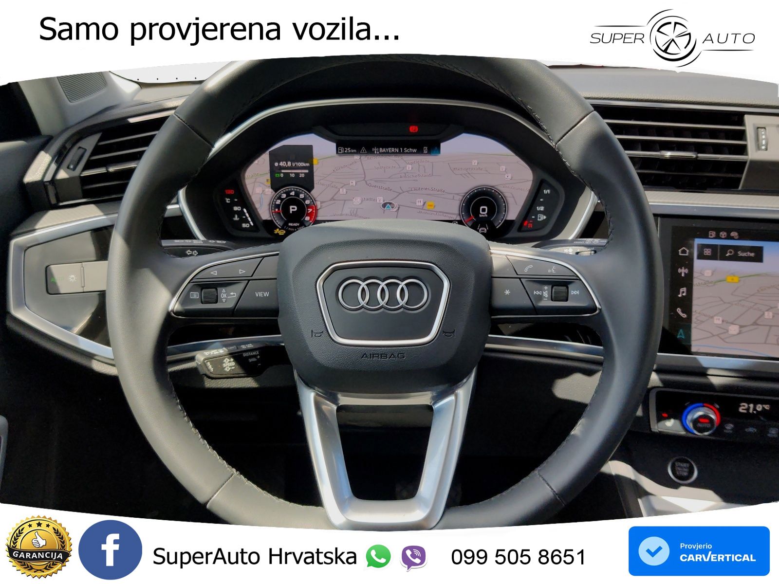 Audi Q3 35 TFSI (150 KS) advanced LED+GR SJED+ACC