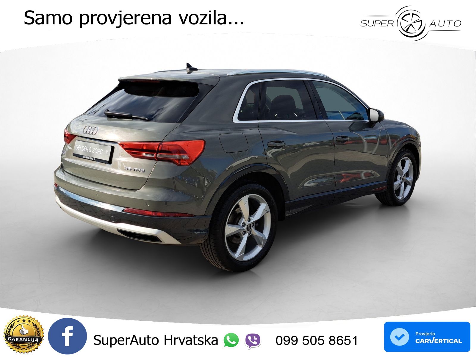 Audi Q3 35 TFSI (150 KS) advanced LED+GR SJED+ACC