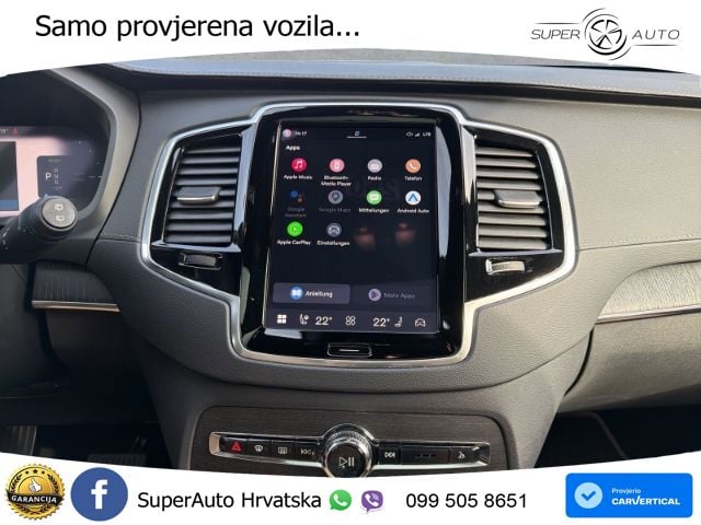 Volvo XC90 Recharge 2.0 T8 AWD Geartronic ZRAČNI+ACC+4xGR SJED+KAM
