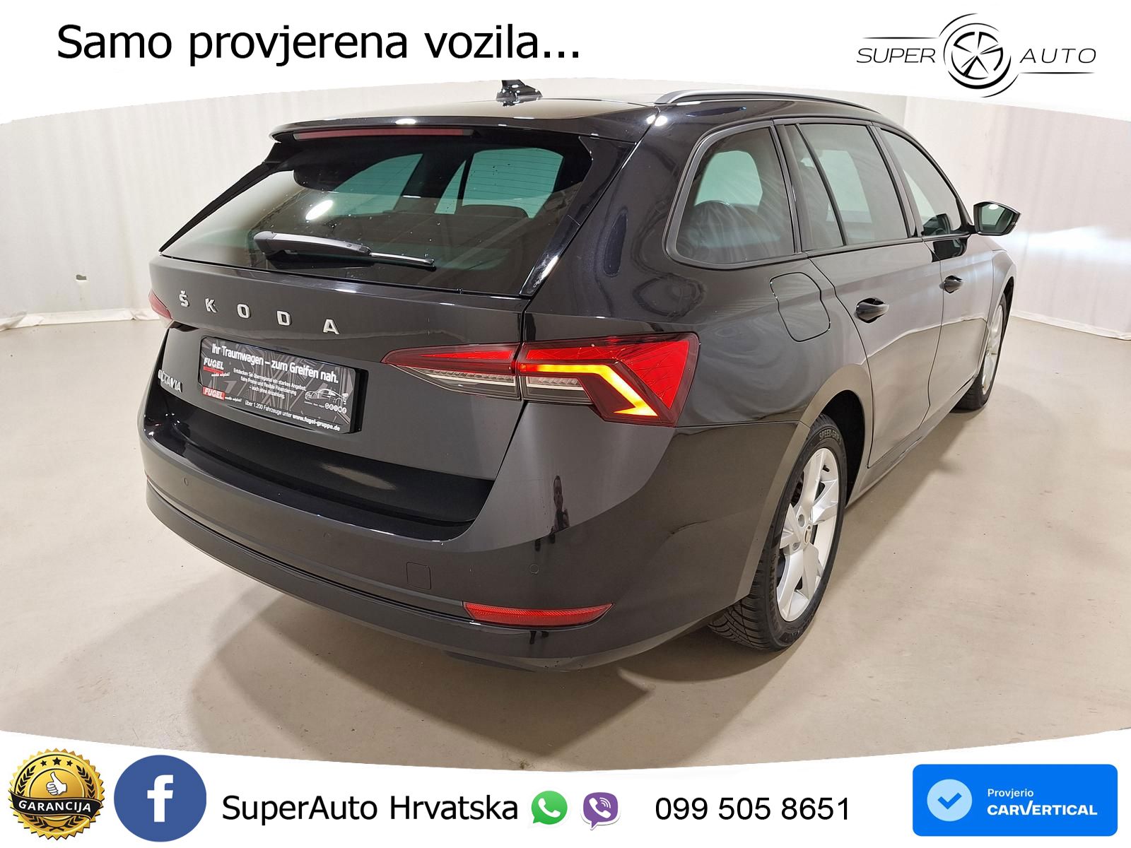 Škoda Octavia Combi 2.0 TDI (150 KS) DSG LED+GR SJED+ACC