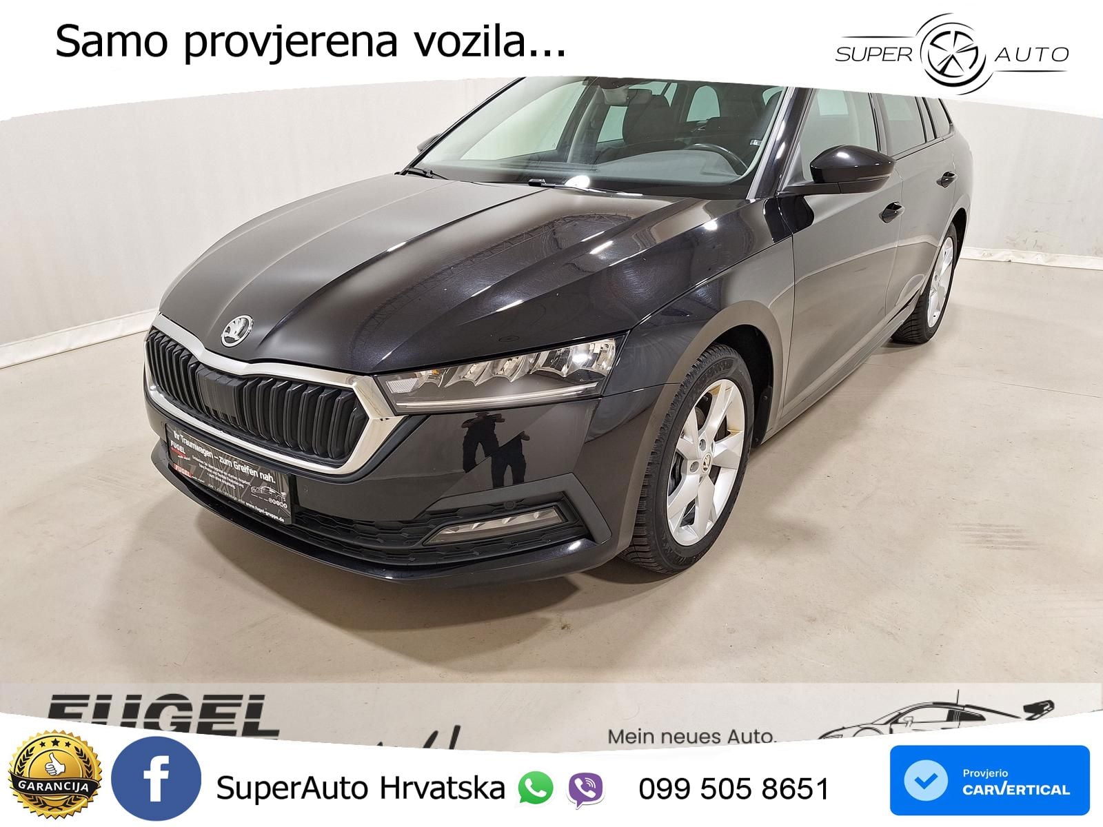 Škoda Octavia Combi 2.0 TDI (150 KS) DSG LED+GR SJED+ACC