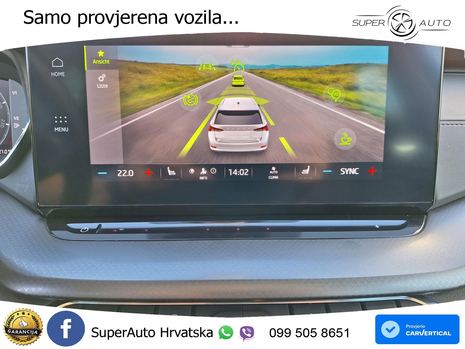 Škoda Octavia Combi 2.0 TDI (150 KS) DSG LED+GR SJED+ACC