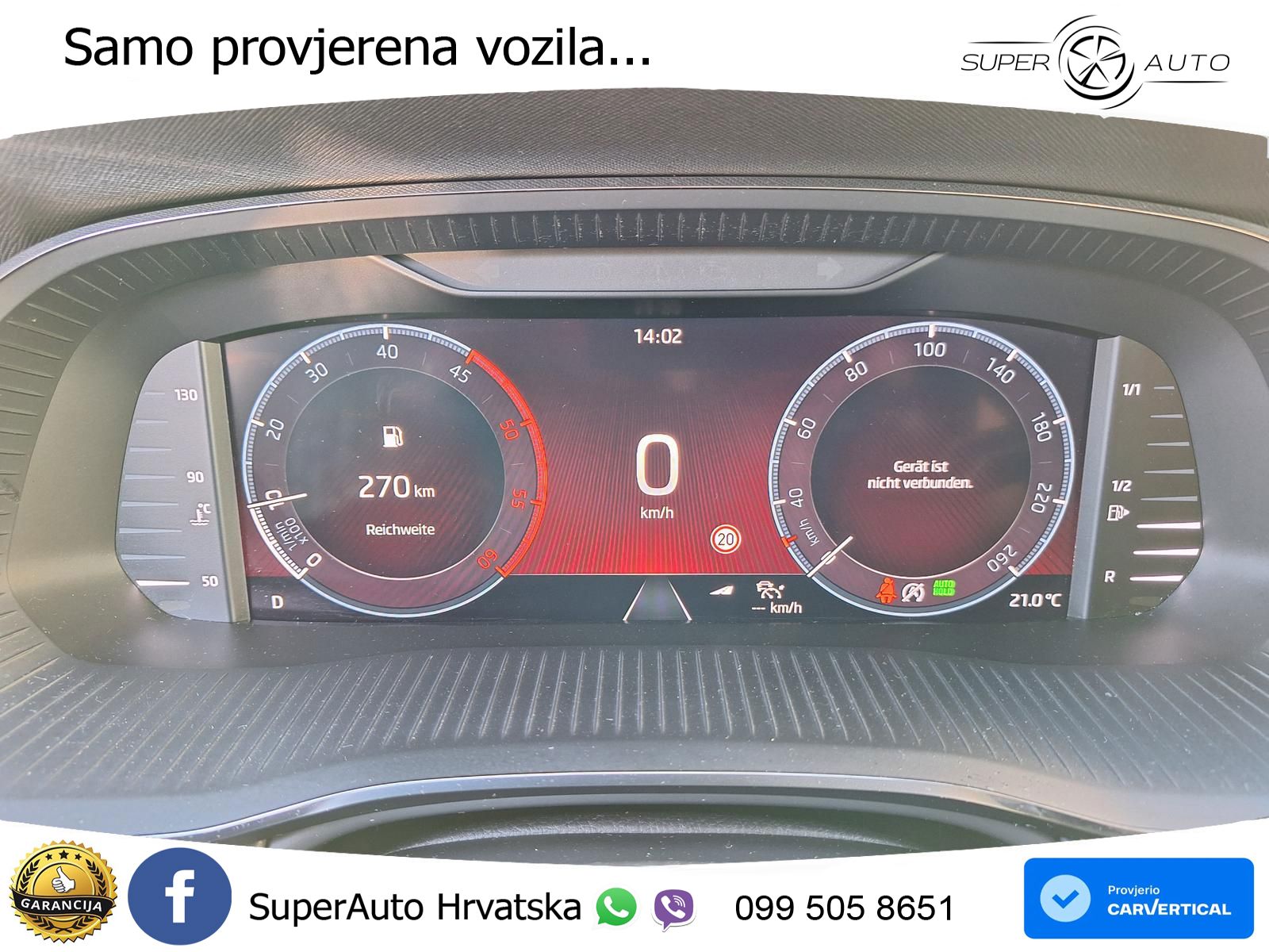 Škoda Octavia Combi 2.0 TDI (150 KS) DSG LED+GR SJED+ACC