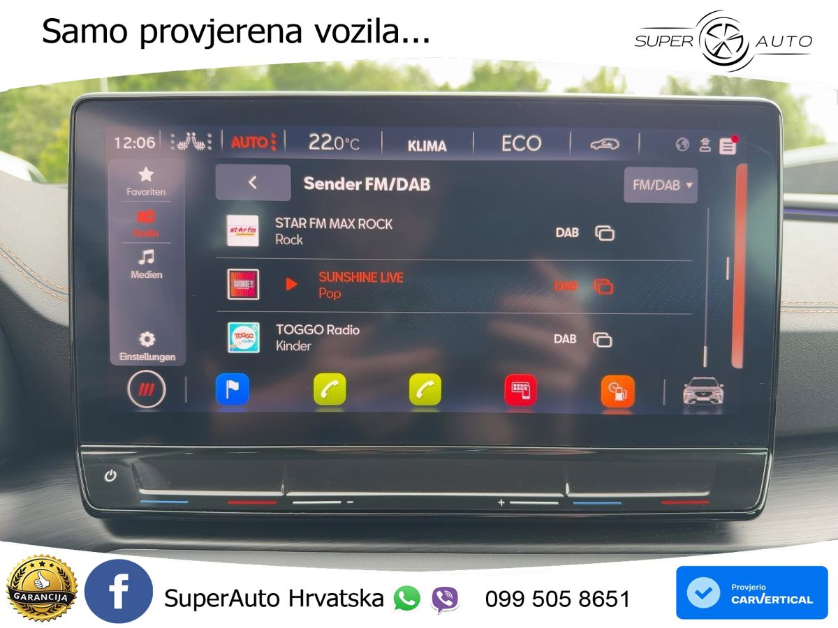 Cupra Formentor 1.4 TSI (245 KS) e-Hybrid DSG VZ MATRIX+GR SJED+KAM