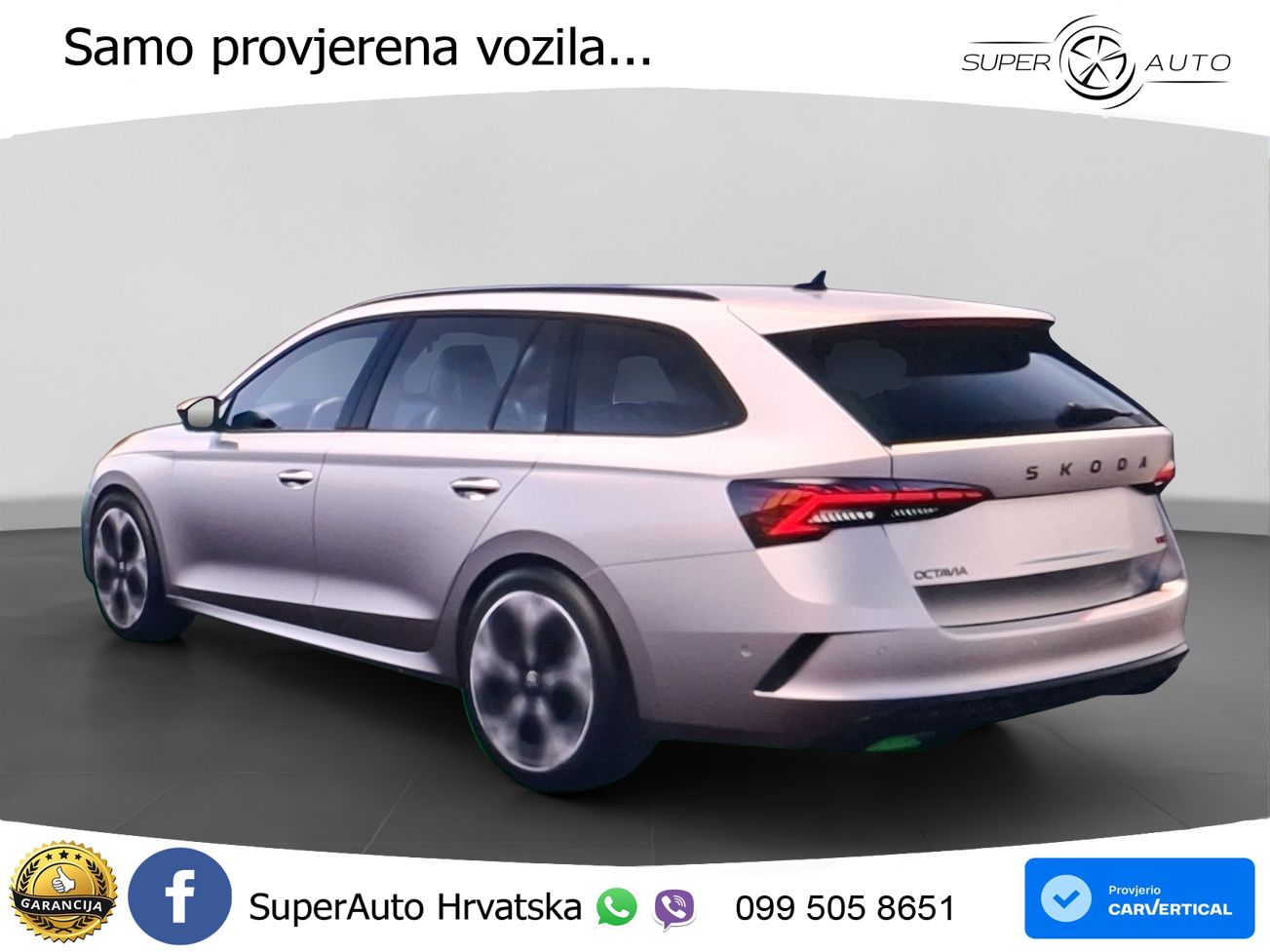 Škoda Octavia Combi RS 2.0 TSI (265 KS) DSG MATRIX+GR SJED+KAM