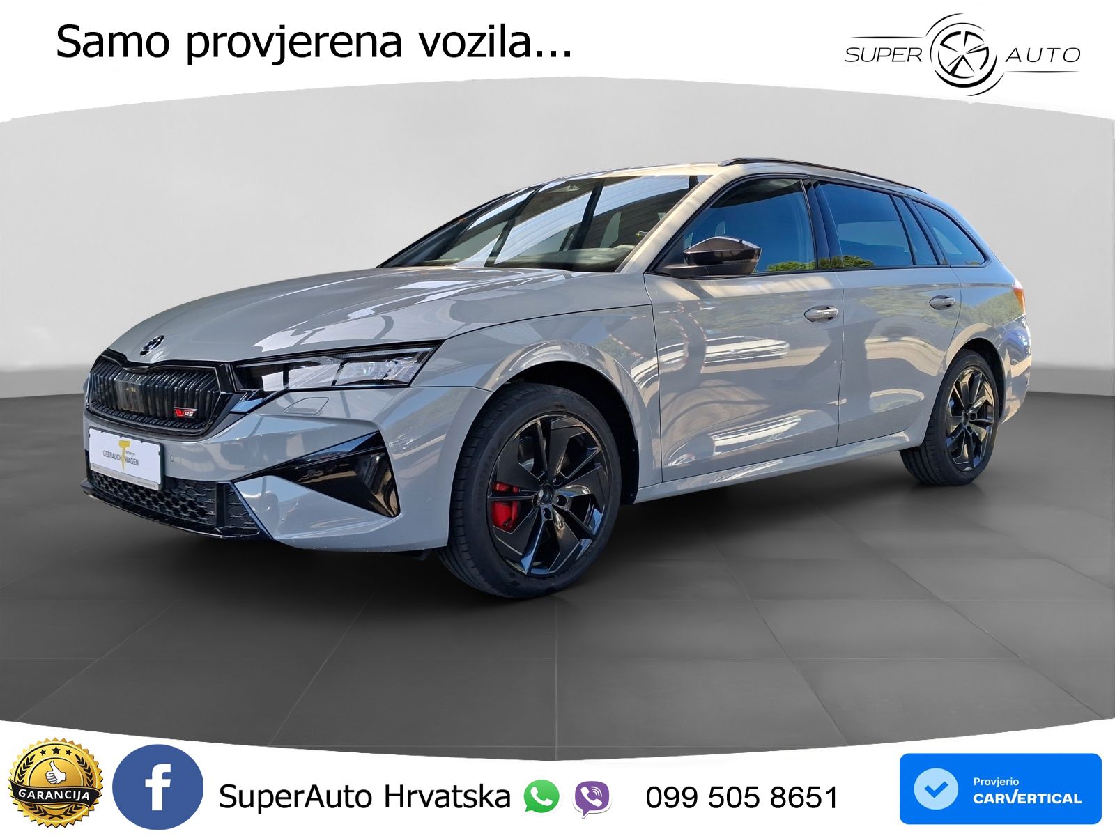 Škoda Octavia Combi RS 2.0 TSI (265 KS) DSG MATRIX+GR SJED+KAM