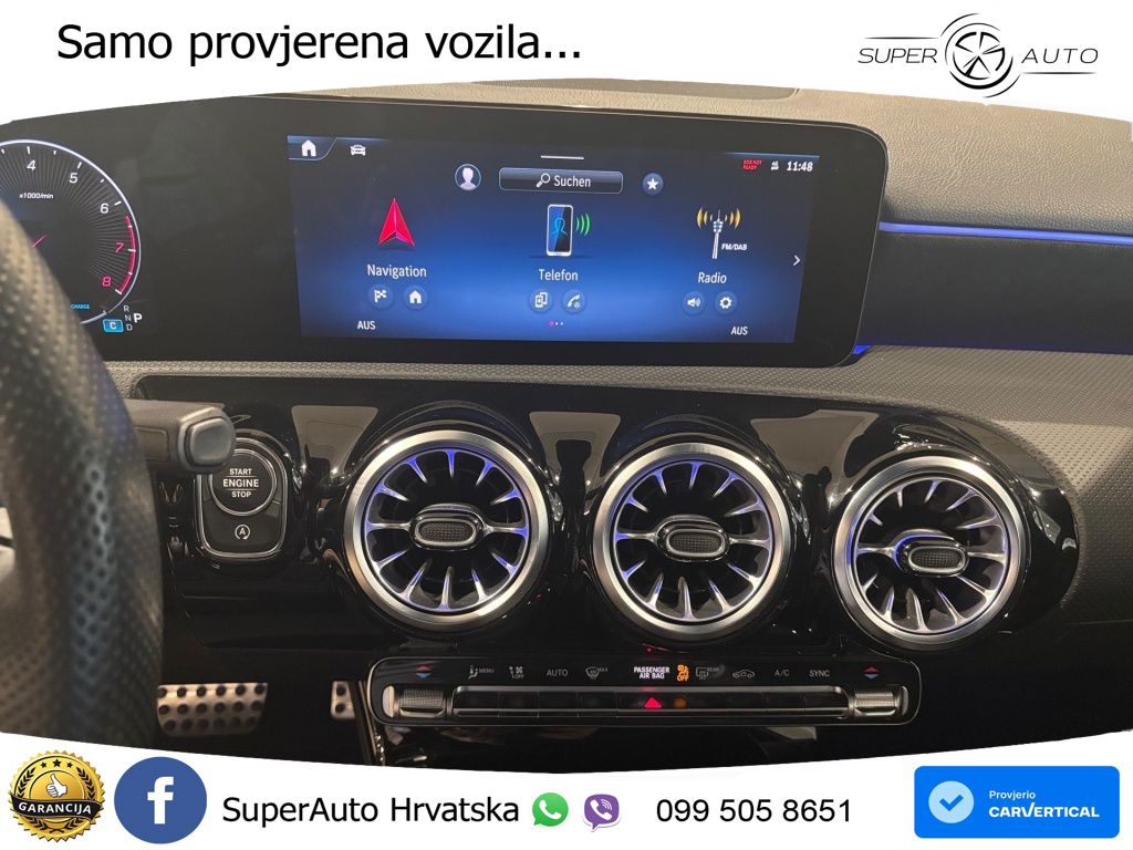 Mercedes-Benz A 200 7G-DCT AMG LED+GR SJED+ACC