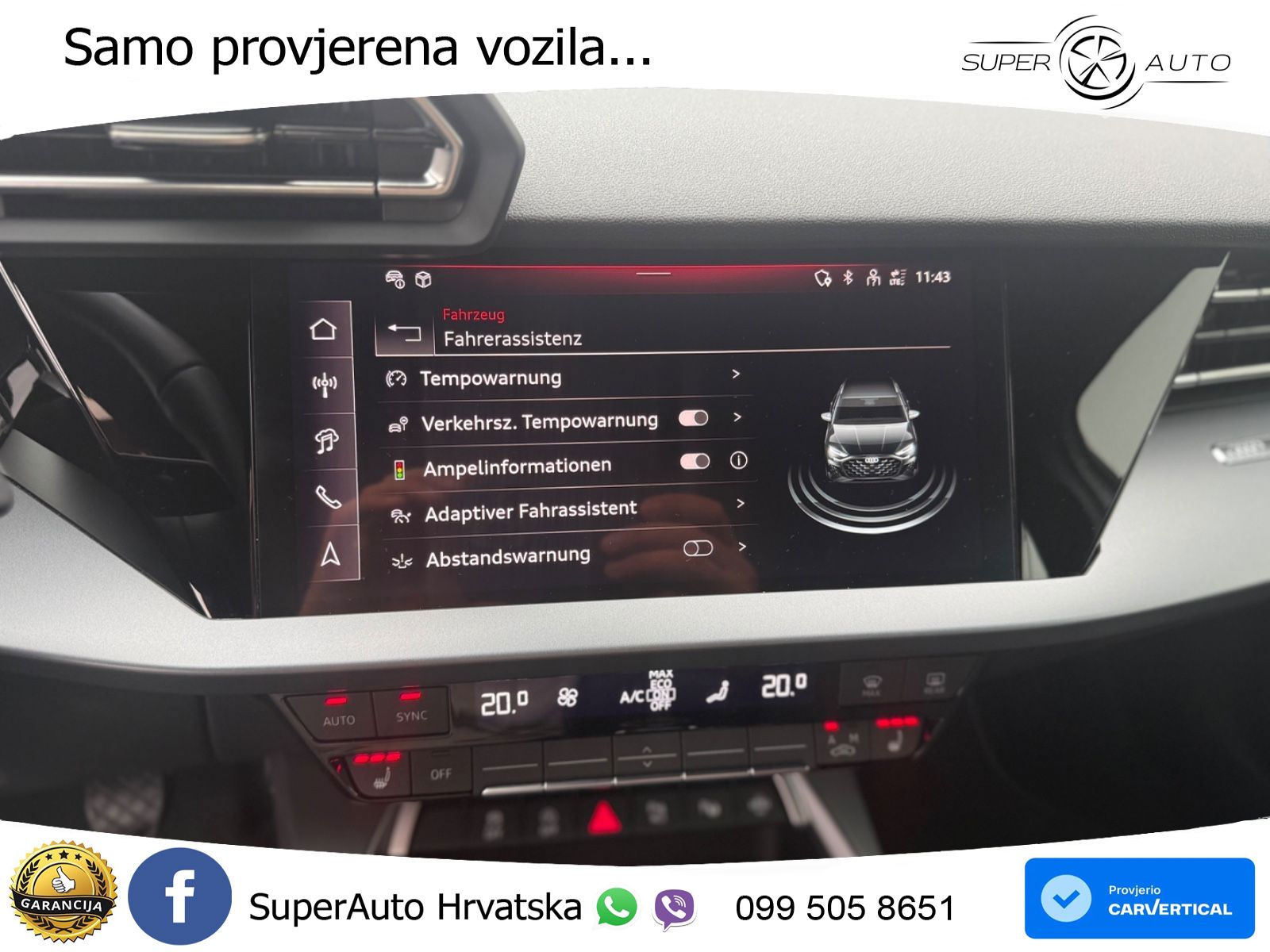 Audi A3 35 TFSI (150 KS) advanced LED+GR SJED+ACC