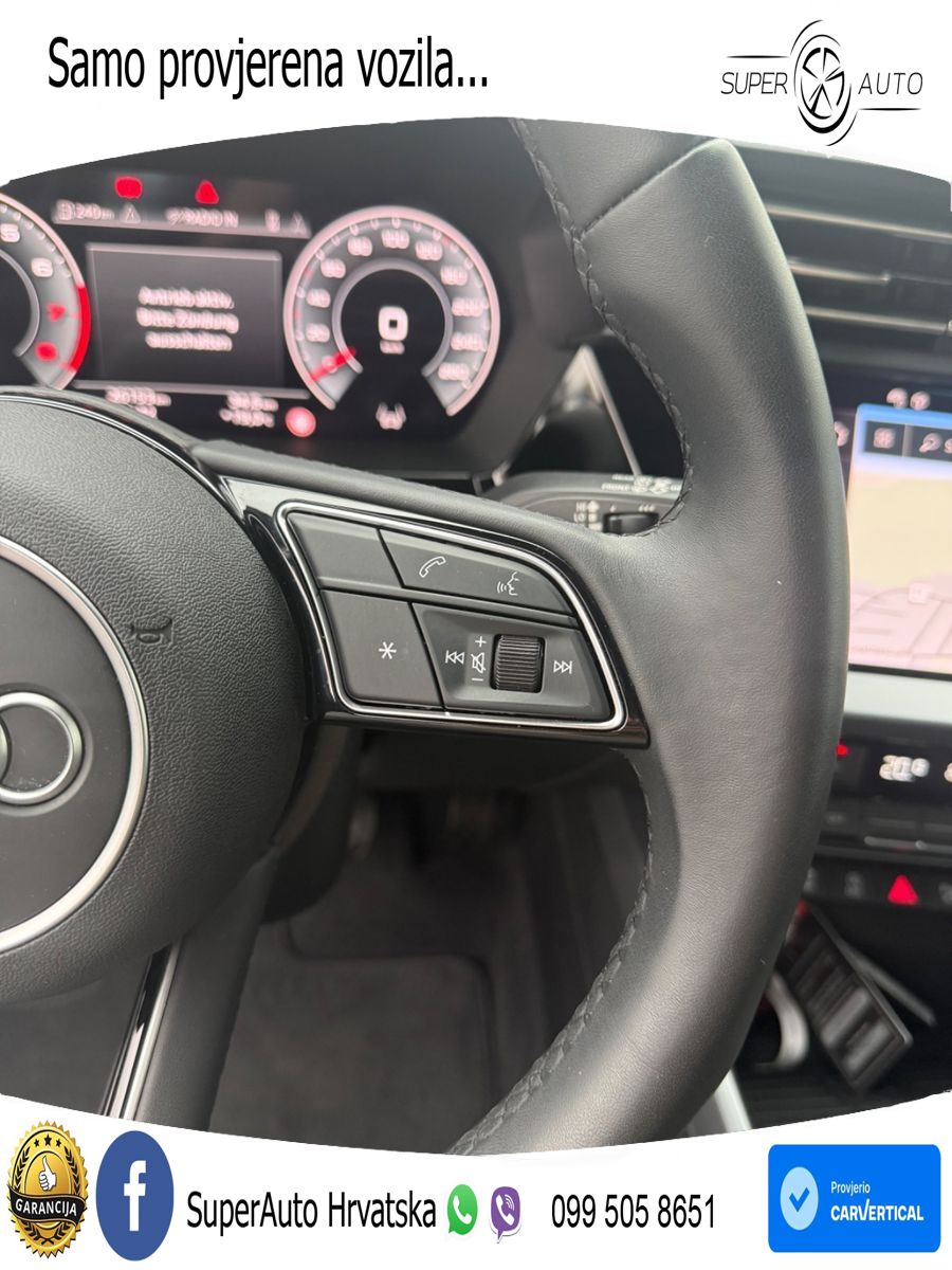 Audi A3 35 TFSI (150 KS) advanced LED+GR SJED+ACC