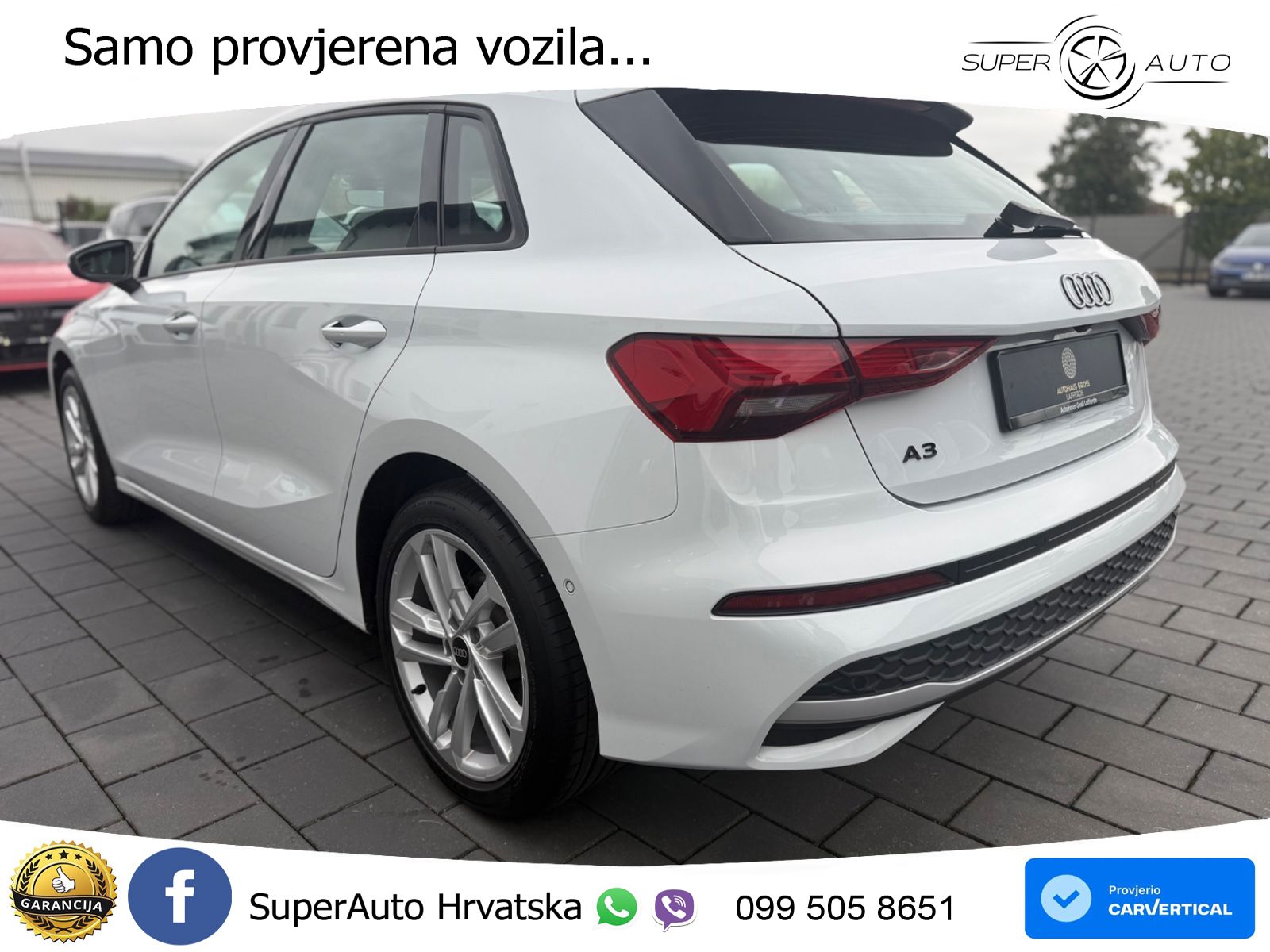 Audi A3 35 TFSI (150 KS) advanced LED+GR SJED+ACC