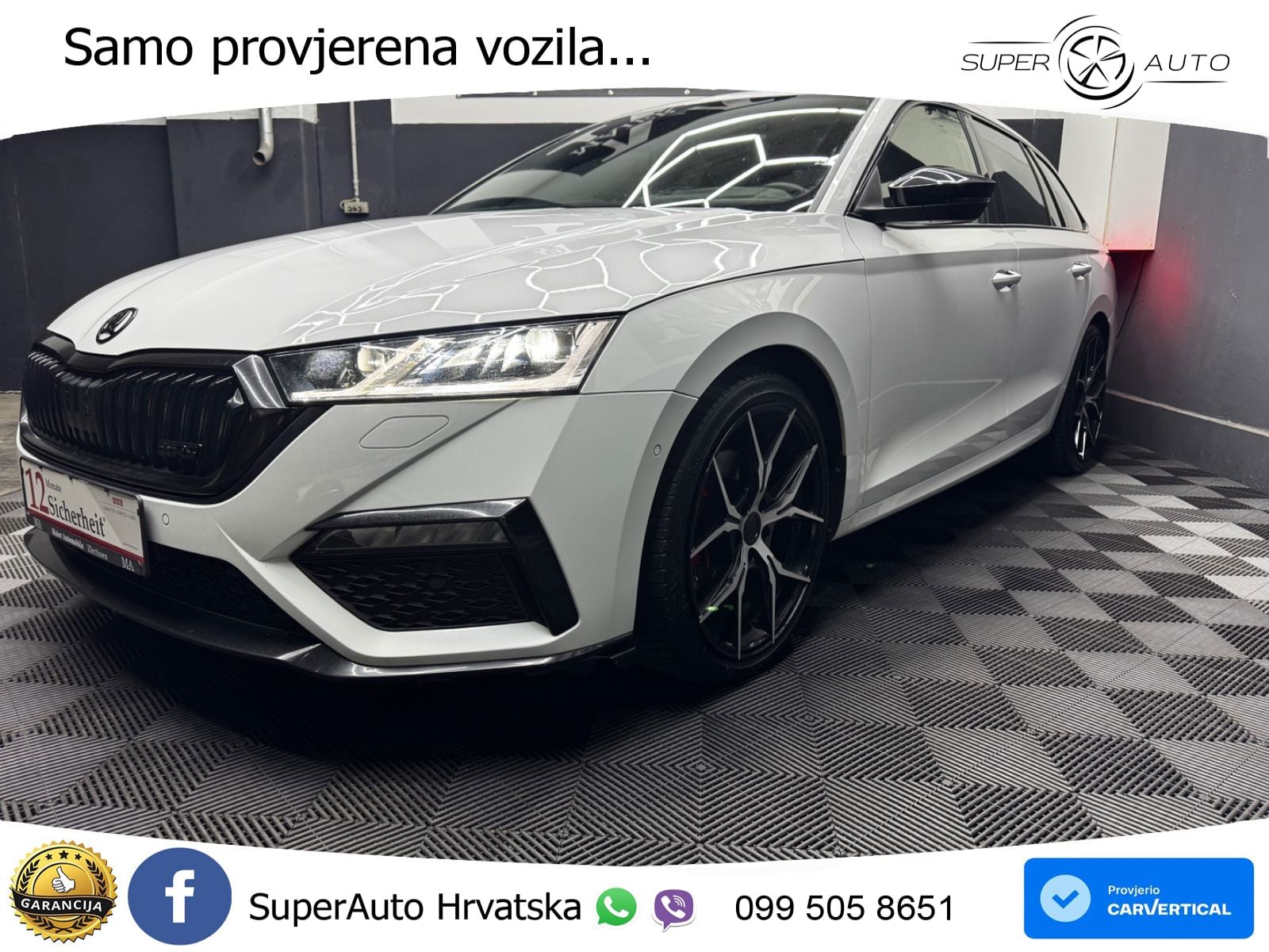 Škoda Octavia Combi RS 2.0 TDI (200 KS) 4x4 DSG MATRIX+GR SJED+KAM