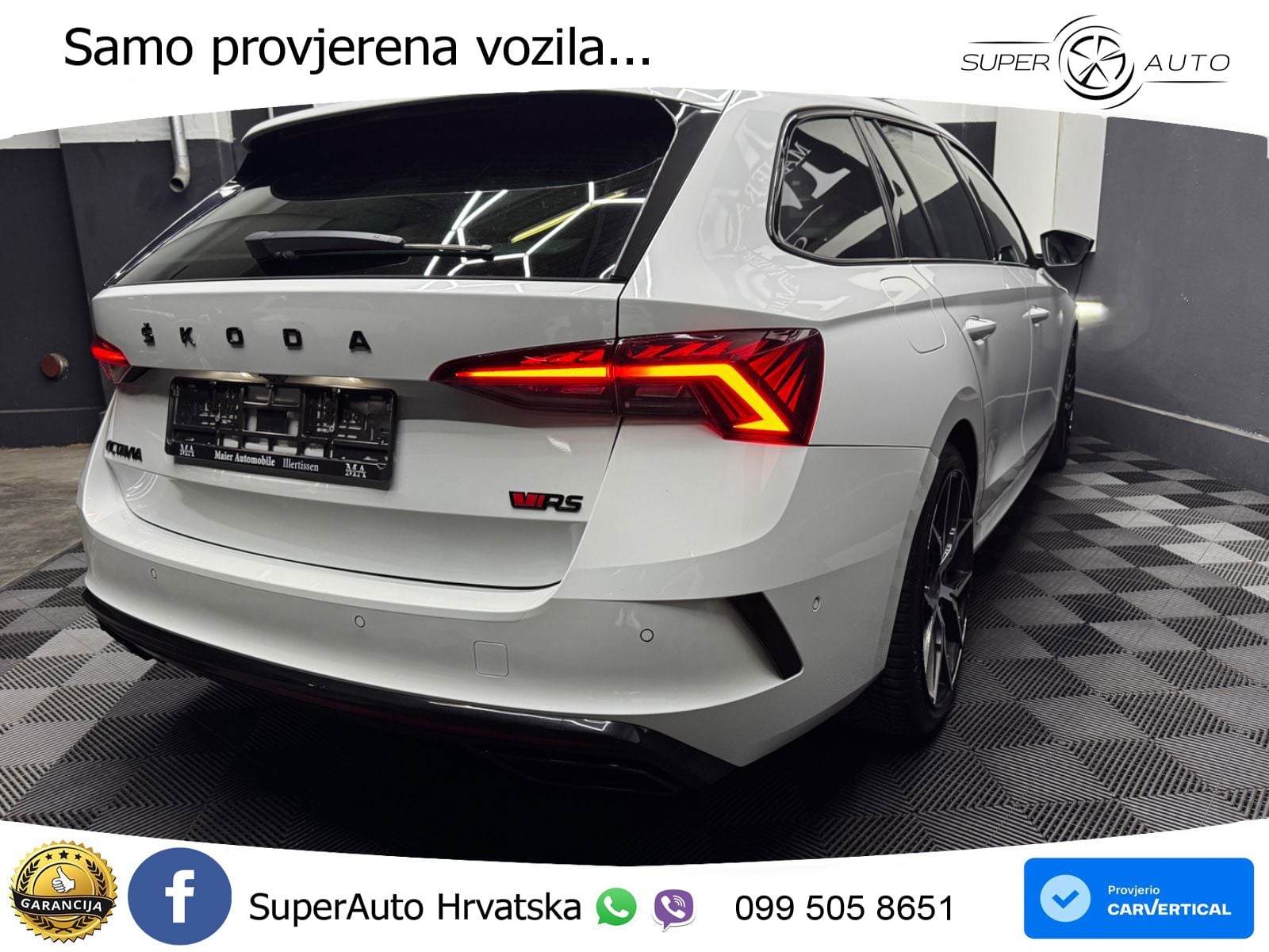 Škoda Octavia Combi RS 2.0 TDI (200 KS) 4x4 DSG MATRIX+GR SJED+KAM