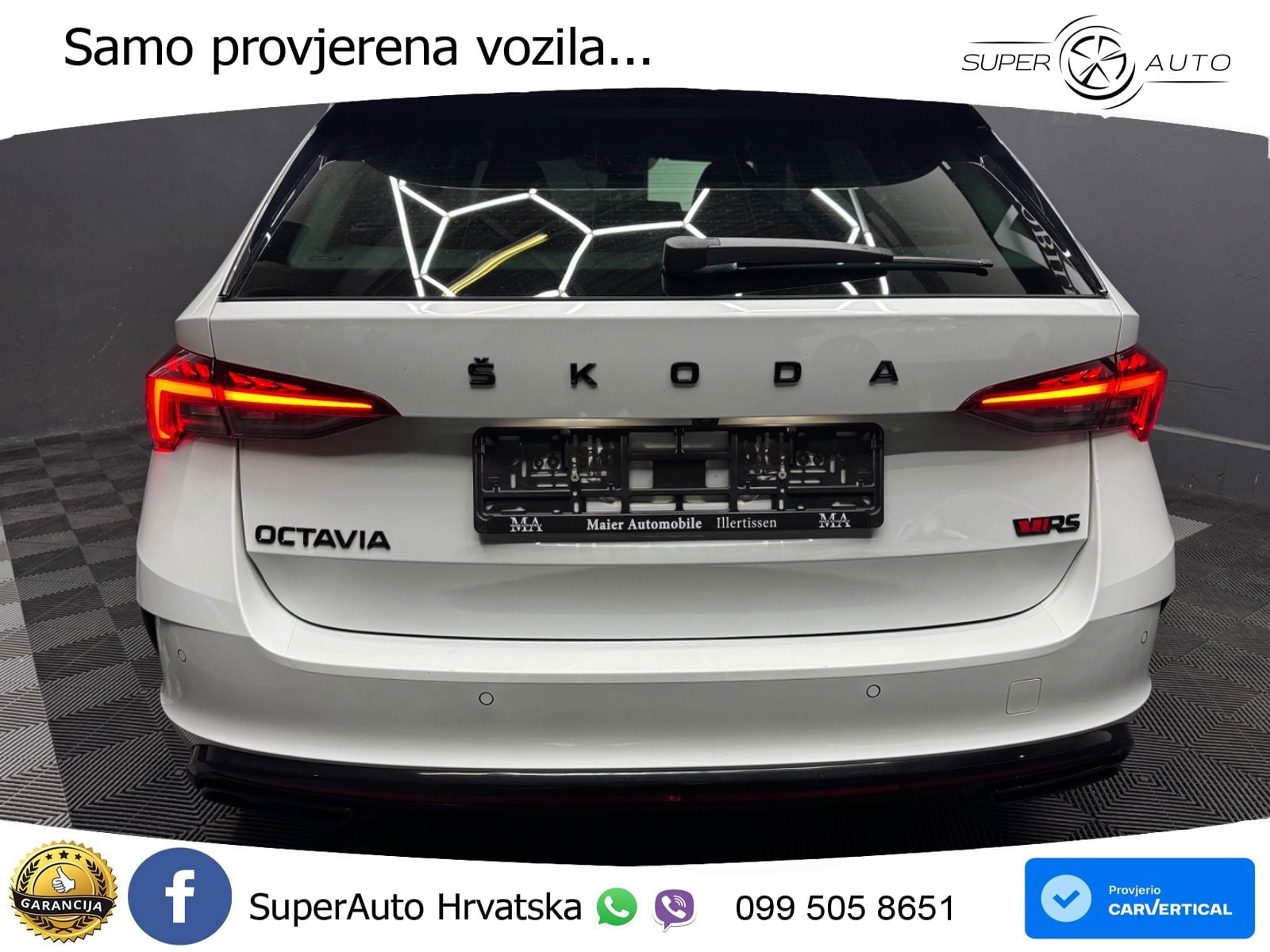 Škoda Octavia Combi RS 2.0 TDI (200 KS) 4x4 DSG MATRIX+GR SJED+KAM